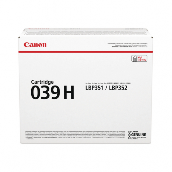 Canon 039H Black Toner Cartridge (0288C001) 